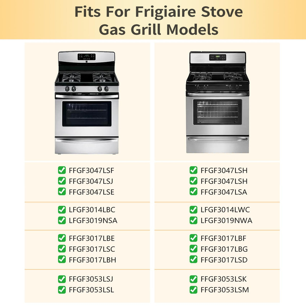 Burner Grates Stove Replacement Parts for Frigidaire Stove Grates