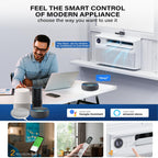 12000 BTU Inverter Window Air Conditioner with WIFI Function, Energy-Saving Window AC Unit with Remote & App Control