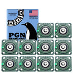 PGN UCF201-8 (10 Pack) Square Flange Bearing 1/2" Bore