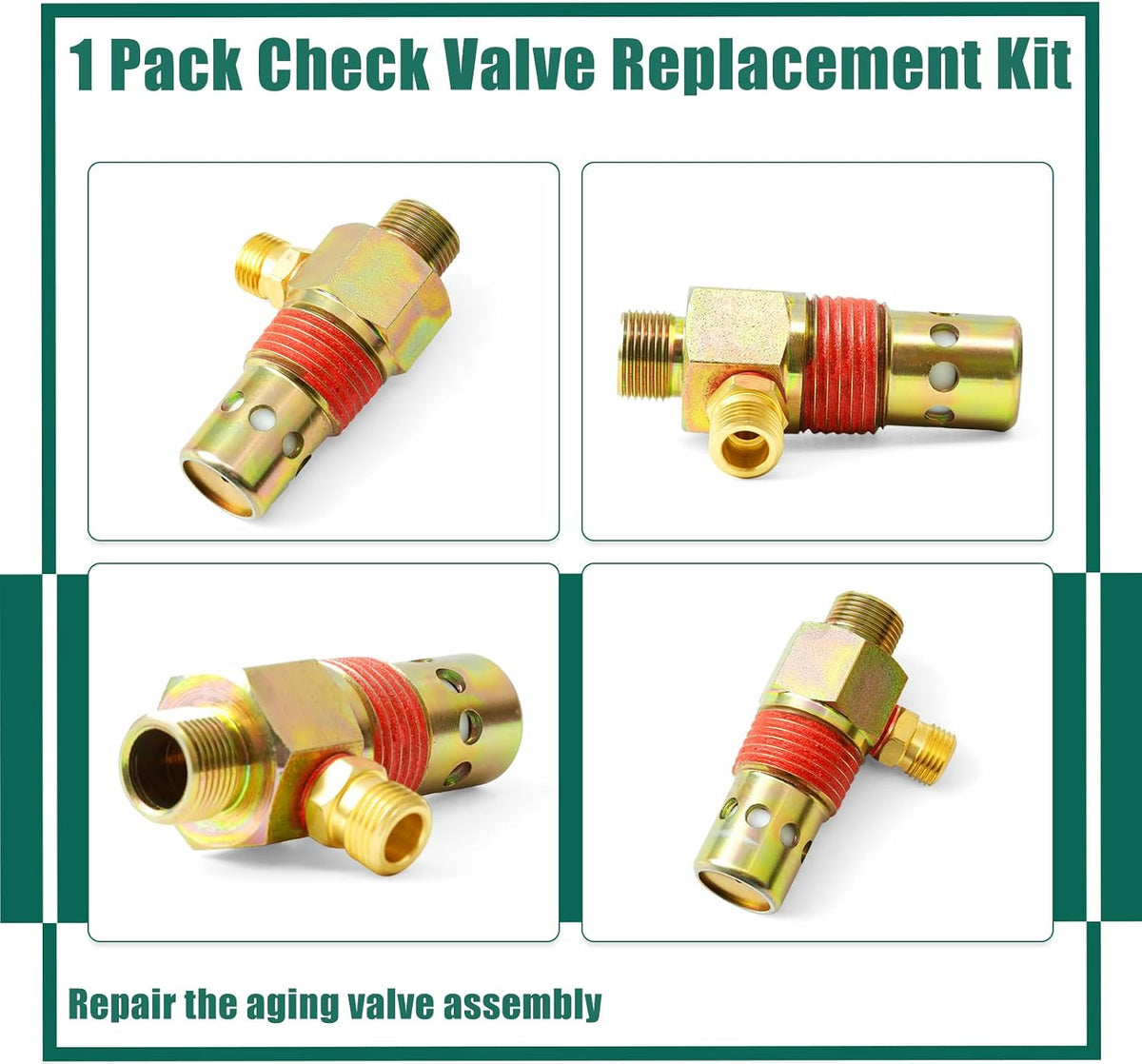 YUXIVCNE A19712 Check Valve Replacement for Craftsman 919.167342