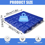 Plastic Pallets, Plastic Pallets for Basement Storage, Nestable Lightweight Waterproof for Basement Garage