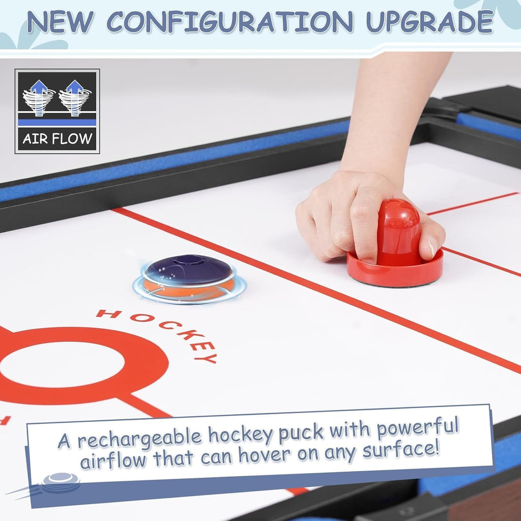 54" 4-in-1 Swivel Multi-Game Table -Combo Game Table Set for Kids, Adults - Indoor and Outdoor Arcade Sports Table