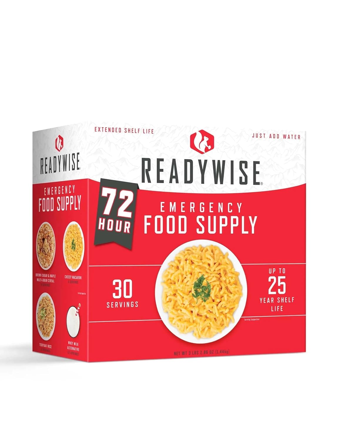 Emergency Food Supply - 72 Hour Survival Kit, 30 Servings of Protein Meals, Freeze Dried Food for Backpacking