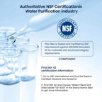 UKF8001 Whirlpool Refrigerator Water Filter 4, 3 Pack