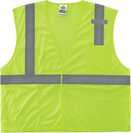 GloWear Economy High Visibility Reflective Safety Vest, Hook & Loop Closure