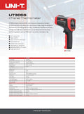 UNI-T UT305S Professional Infrared Thermometer CE/RoHS -50°C~2000°C Accuracy±1.0℃ or ±1.0% High/Low Alarm °C/°F Selection