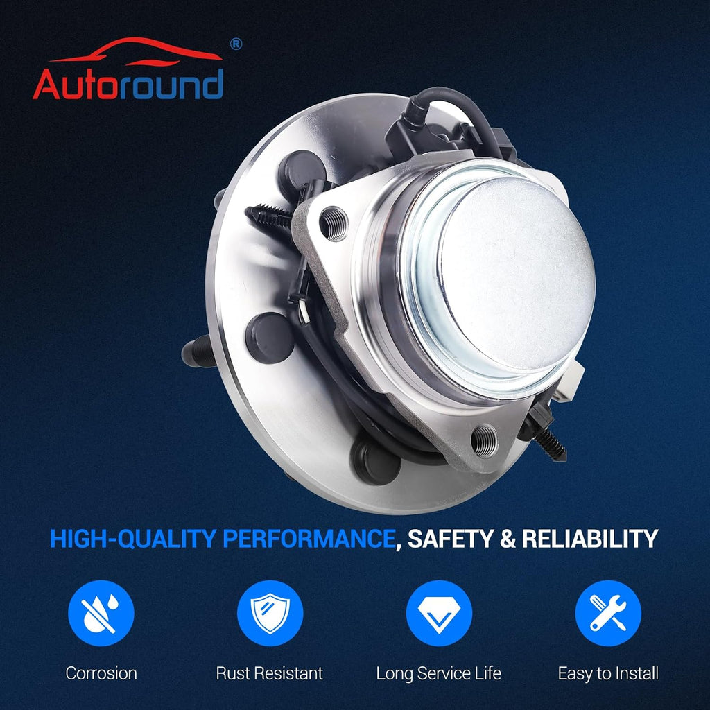 Autoround 515054 Front Wheel Hub Assembly Fits 99-13 Chevy Tahoe Silverado