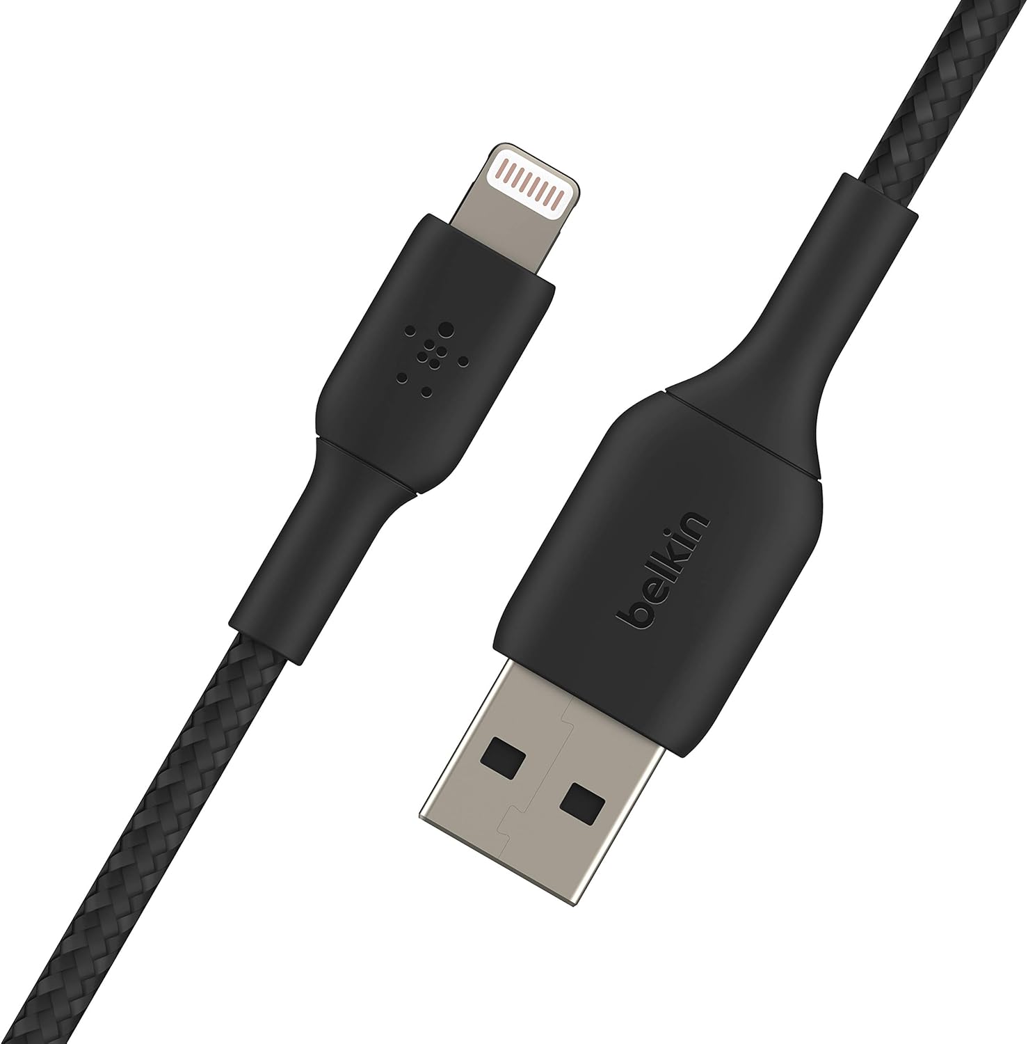 BoostCharge Braided Lightning Cable - 3.3ft/1M - MFi Certified Apple iPhone Charger USB to Lightning Cable - iPhone