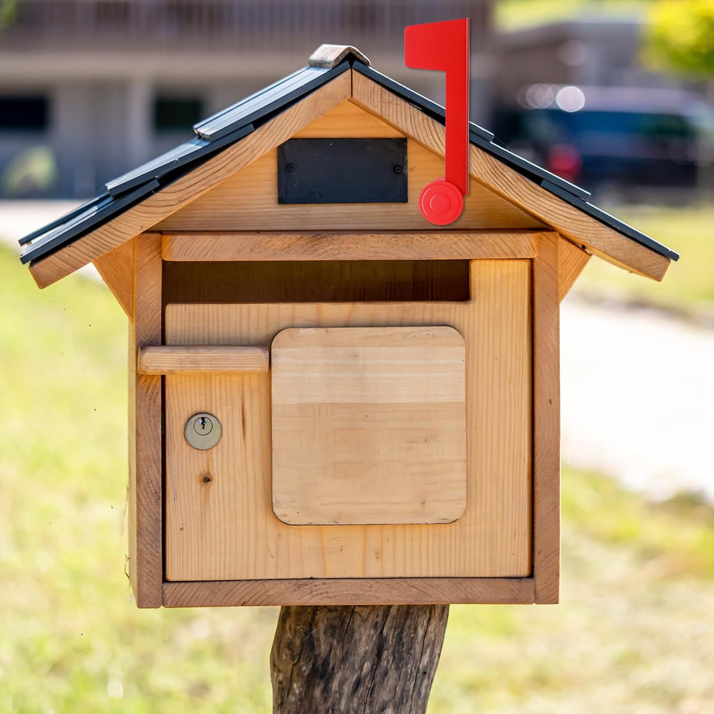 Mailbox Flag Replacement, Red Flag for Mailbox | Mailbox Hardware, Easy Installation, Suitable for Metal, Brick