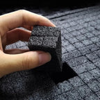 2Pcs Foam Sheets Pick Pluck Foam Pre Cubed Insert for Case Tool Box Wrap Cushioning Material for Packing Storage and