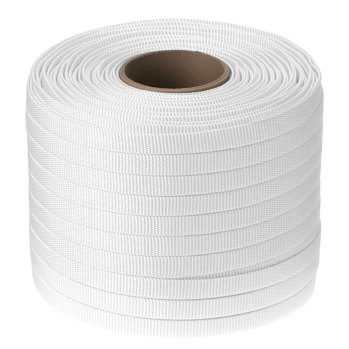 1/2" x 1000' Woven Cord Strapping Roll, Heavy Duty Polyethylene Braided Rope Strap Roll, 1800 lbs Strong Break
