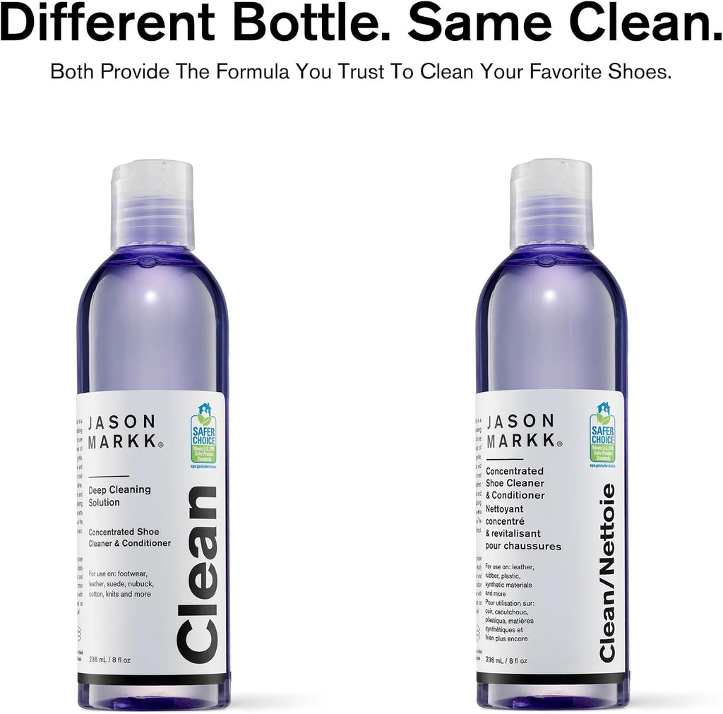 Deep Cleaning Solution, Shoe Cleaner, Cleans & Conditions, Sneaker Care, Ideal for Footwear, Safe for Leather, Suede