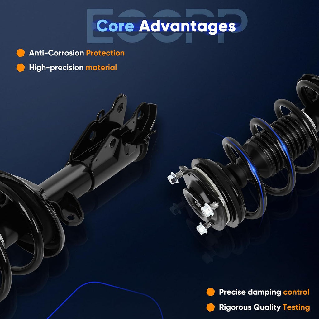 ECCPP Complete Struts Spring Assembly Front for Honda Civic 2013-2015
