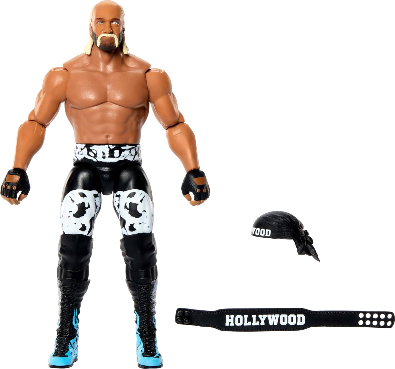 WWE “Hollywood” Hulk Hogan Action Figure, Main Event Series #165, 6-inch Collectible Superstar with 14 Articulation