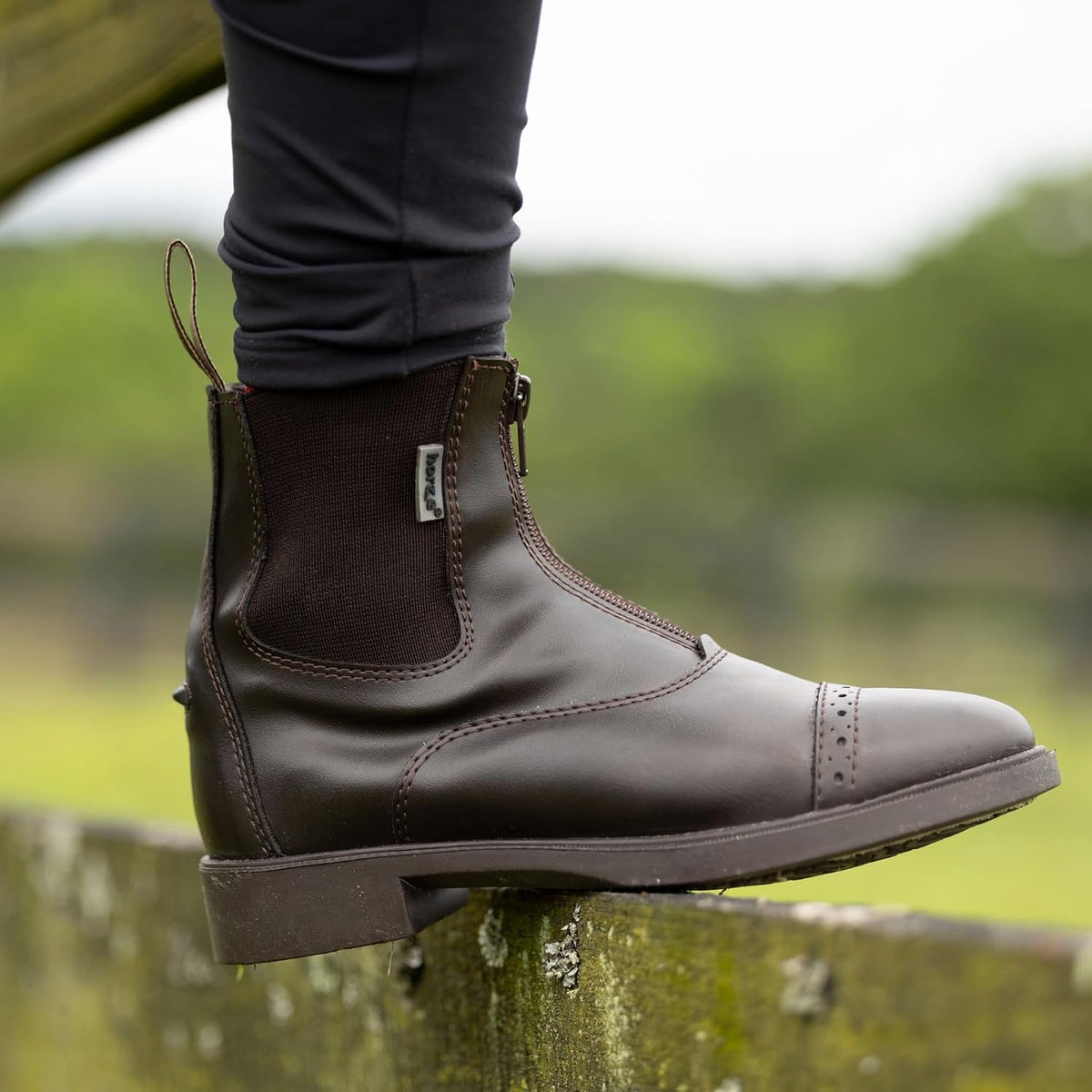 Wexford Womens' Paddock Boots Synthetic Leather Zip Design Footwear