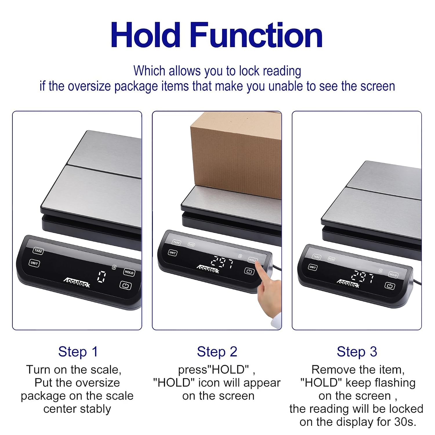 8880 High Accuracy Digital Shipping Scale and Postal Scale, 0.1oz Precision (Stainless Steel with Touch Screen, 150LB)