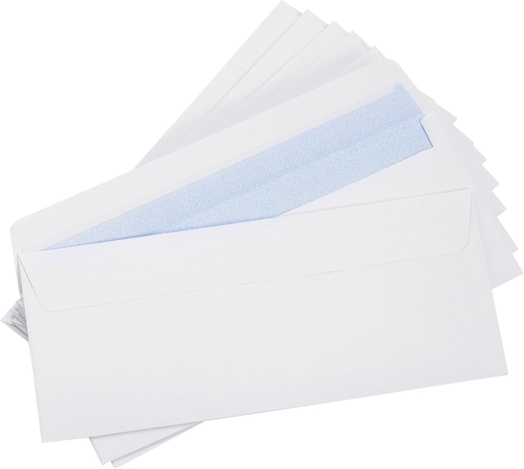 #10 Double Window Envelopes Self Seal #10 Security Envelopes-Designed for Business Statements, Quickbook Invoices