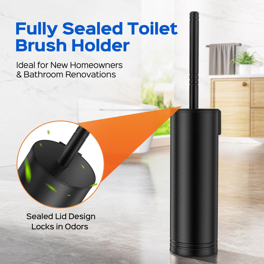 Toilet Brush and Holder for New Home Must Haves Wall Mounted