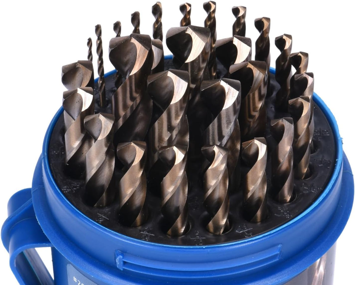 Century Drill & Tool 26929 Cobalt Drill Bit Set, 29 Piece