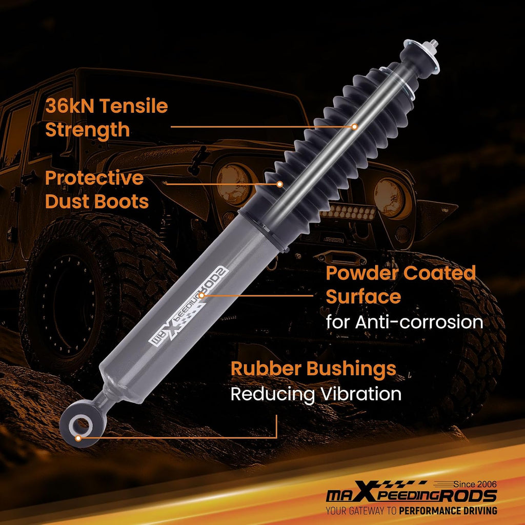 maXpeedingrods 0-4" Front Shock for Silverado/Sierra 2500 3500 HD 2001-2010
