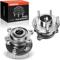 A-Premium 2 x Rear Wheel Bearing and Hub Assembly with 5-Lug