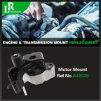Engine Motor Transmission Mount Kit Compatible with 2004-2009 Prius 1.5L