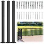 3 Pack 39in x 2in Modular Aluminum Deck Railing Post for Deck