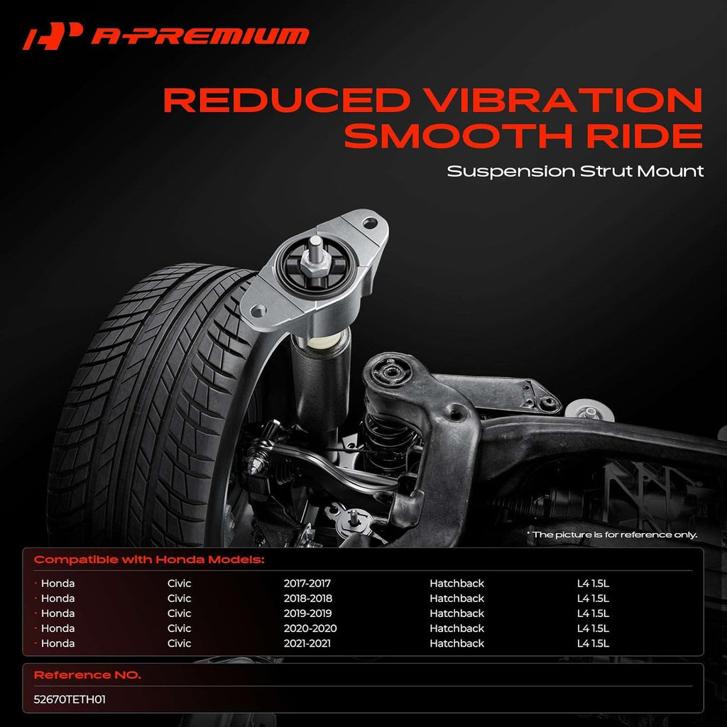 A-Premium Rear Suspension Strut Mount Compatible with Honda