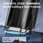 Beard Trimmer for Men Vacuum, Electric Mustache Trimmer for Less Mess