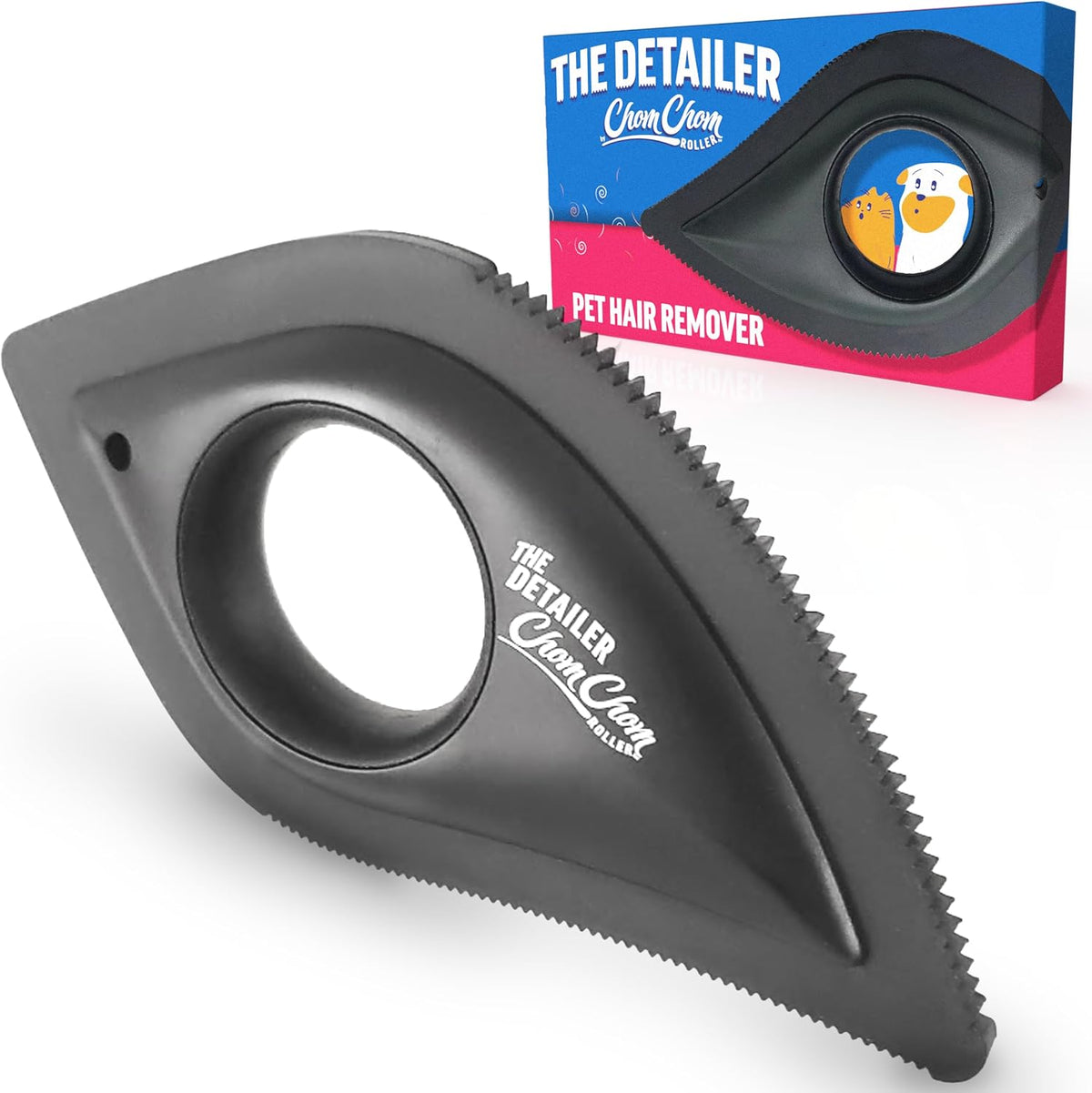 Detailer- Scraper for Pet Hair Remover and Lint - Great for CAR - Cat and Dog Hair Remover for Couch, Furniture