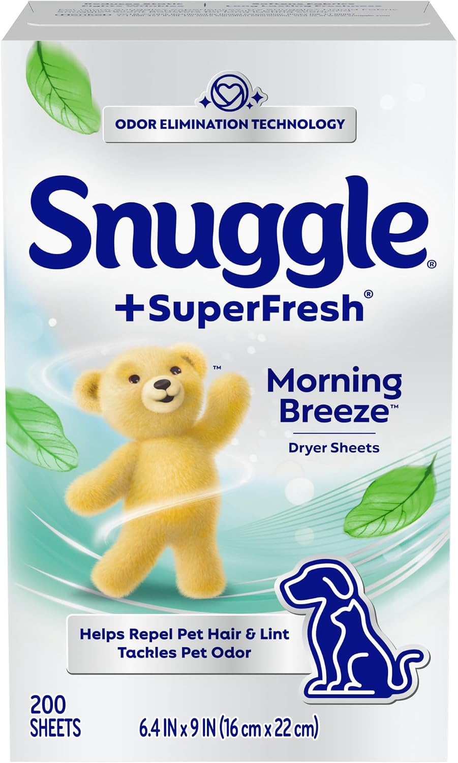 SuperFresh Dryer Sheets, 200 Count, Morning Breeze