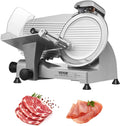Meat Slicer, 340W Electric Deli Food Slicer with 10" SUS420 Stainless Steel Blade and Built-in Sharpening Stone