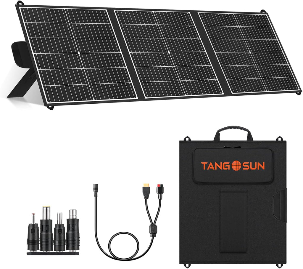 100W Solar Panel, Ultra-Light Portable Solar Panel, Mono 23.5% Efficiency | 20V Foldable Solar Charger for