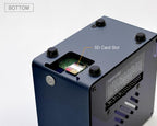 ElectroCookie Raspberry Pi 5 Case, Aluminum Mini Tower Case with Cooling Fan and Color Changing Ambient Light (Blue)