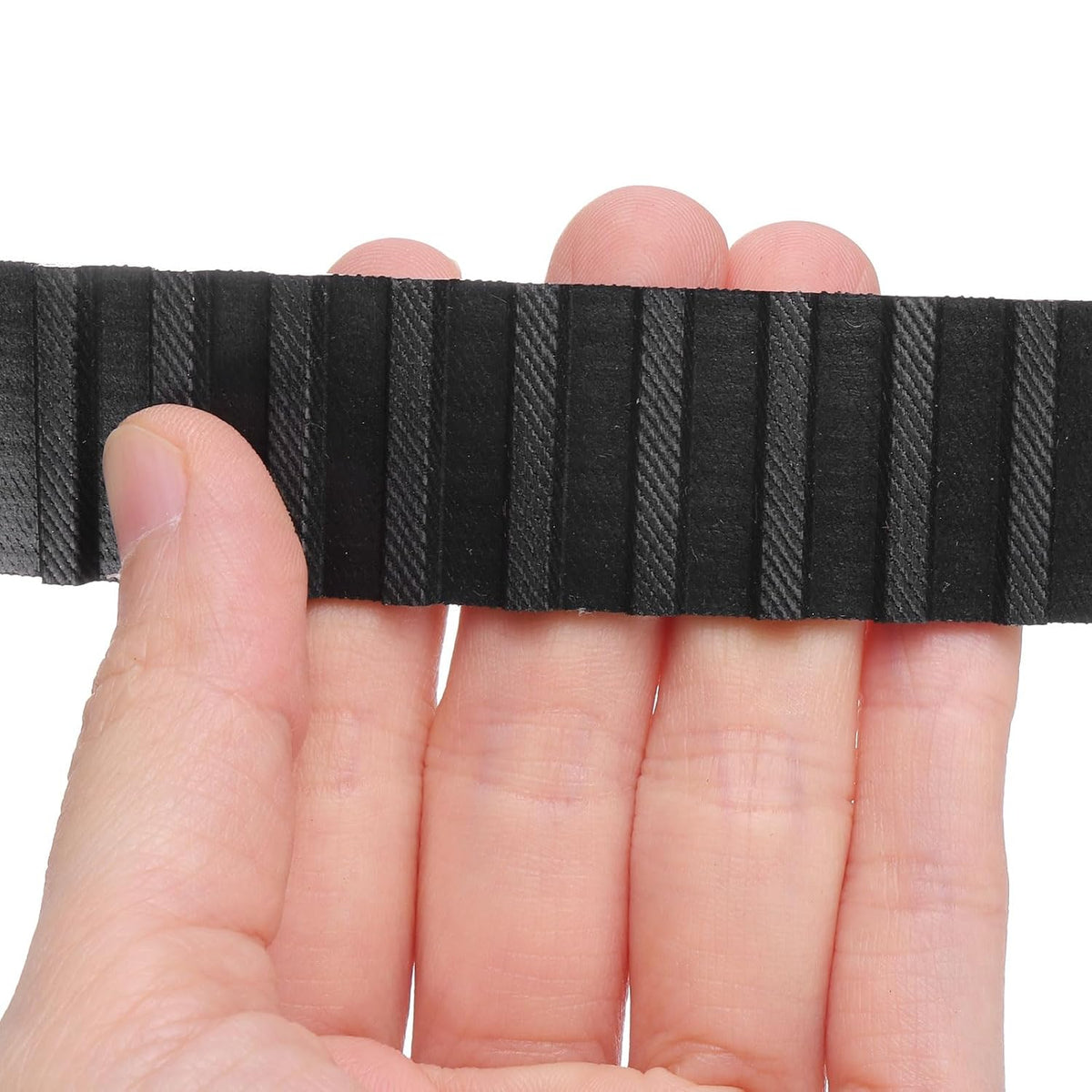 uxcell 187-L-100 L Timing Belt 18.7" Pitch Length x 1" Width x 0.18" Height, 50 Teeth Closed Loop Rubber Timing Belt