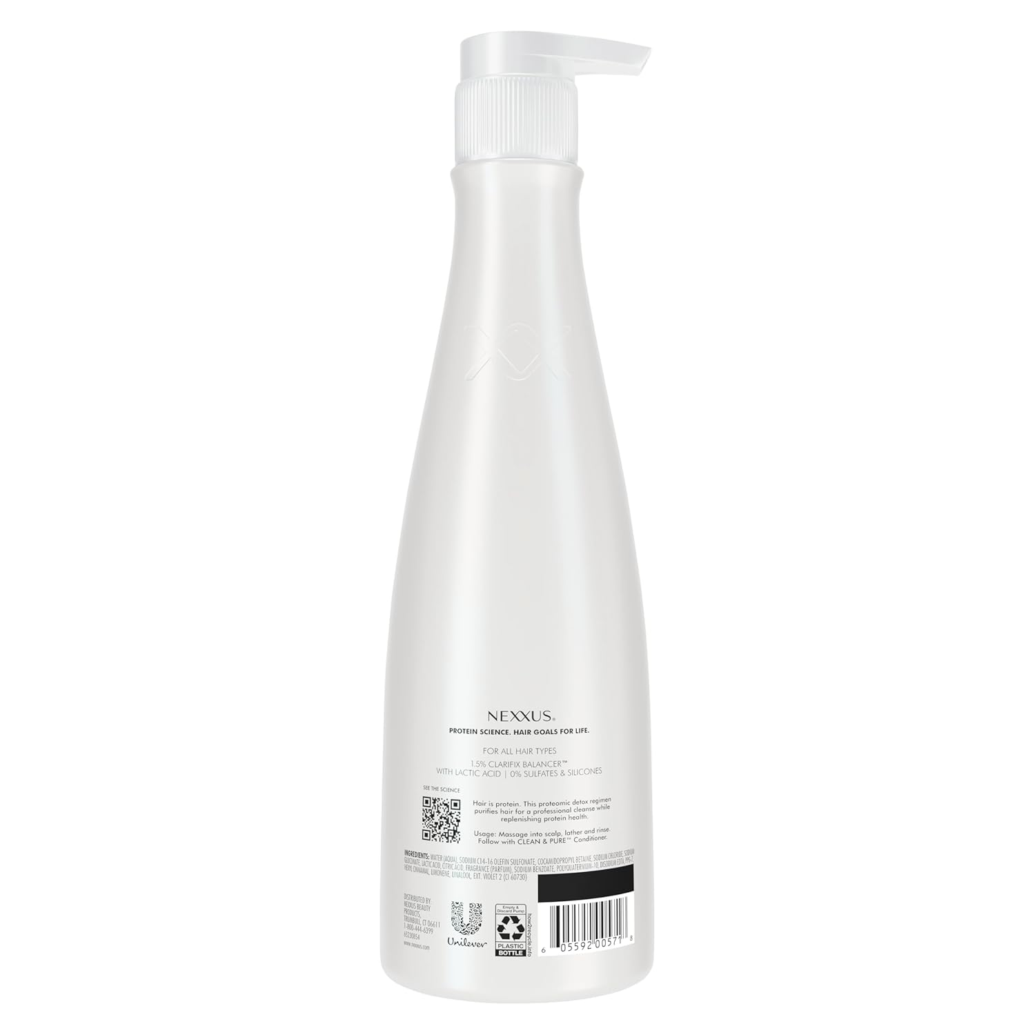 CLEAN & PURE Shampoo Detox for Professional-Level Silicon, Sulfate & Paraben Free Hair Care Powered by Clarifix