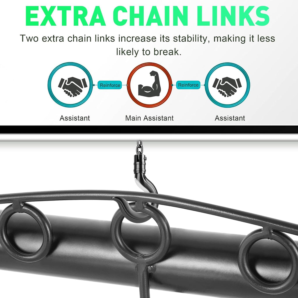 Livestock Chain Link Fence Stretcher Puller, 5-Hook Bar, Black