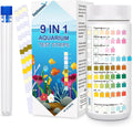 Aquarium Test Strips for Fish Tank: 9 in 1 Aquarium Ammonia Test Strips for Fish Tank - 50 Counts Aquarium Water Test