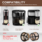 KEEPOW Reusable Coffee Filter Compatible with Keurig K-Duo Essentials