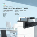 201X Replacement for HP 201X Toner Cartridges 4 Pack High Yield