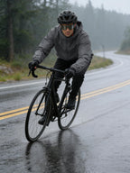 Mens Raincoat Waterproof Rain Jacket Grey XL