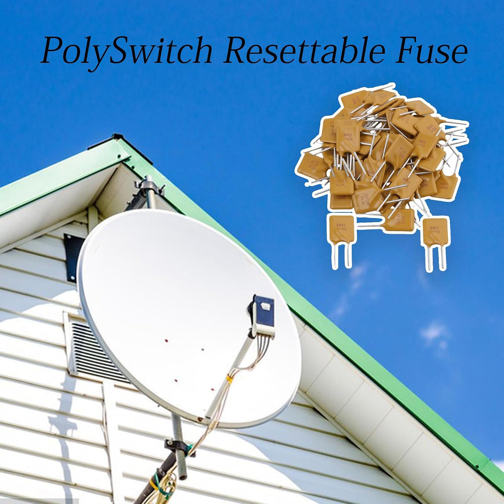 50pcs 5A 16V RGEF500 PolySwitch Resettable Fuse Switch Fuses Polyfuse Blue Silver