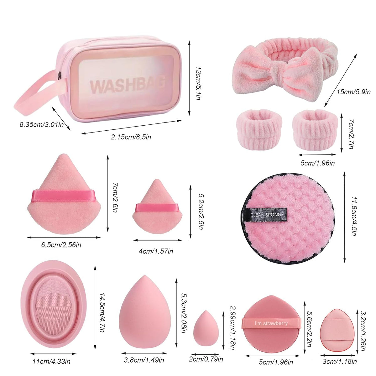 Makeup Brush Set, 42Pcs Makeup Tool Set Premium Synthetic Foundation Powder Concealers Eye Shadows Blush Makeup