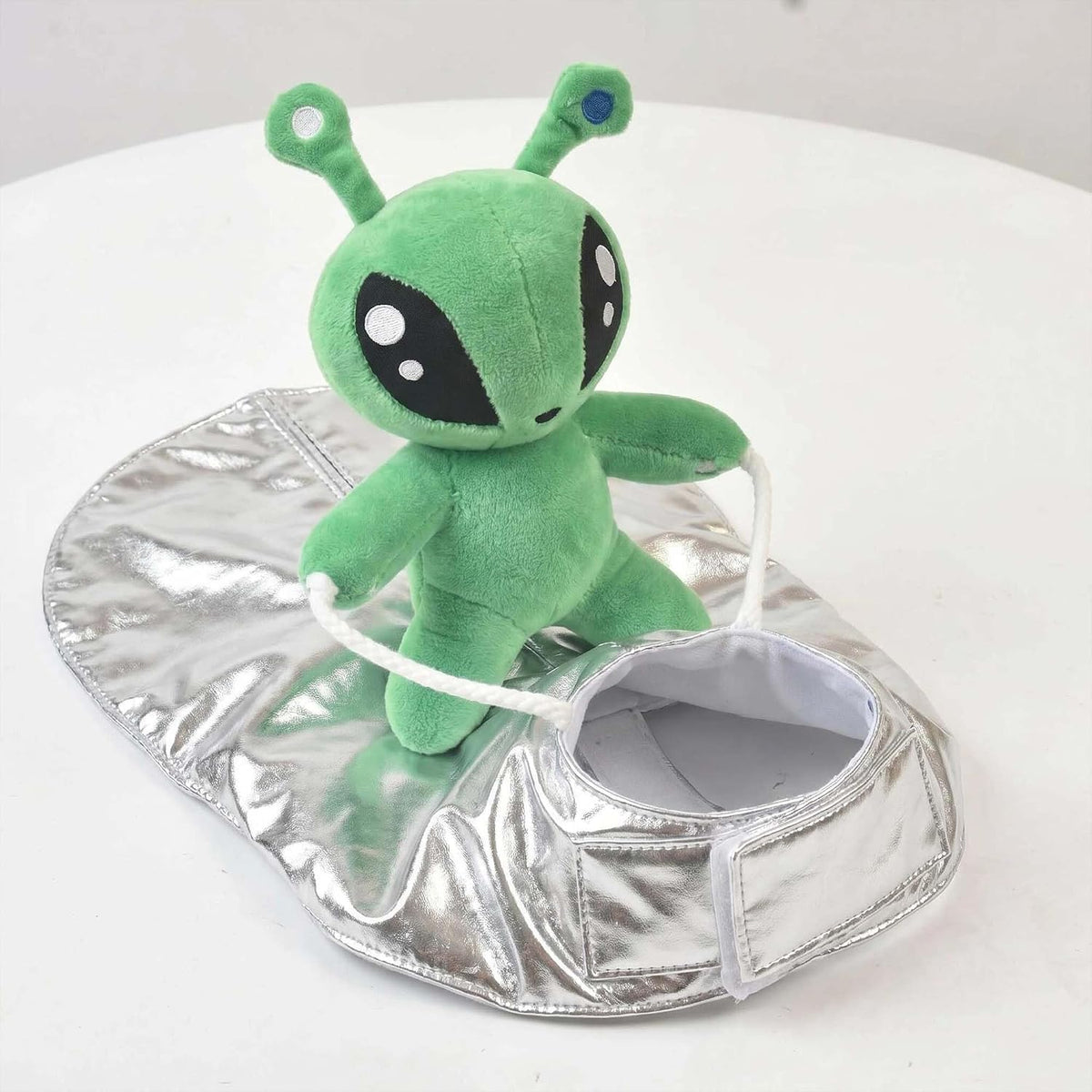 Halloween Alien Dog Costume Outfit Headband for Small Large Dog S