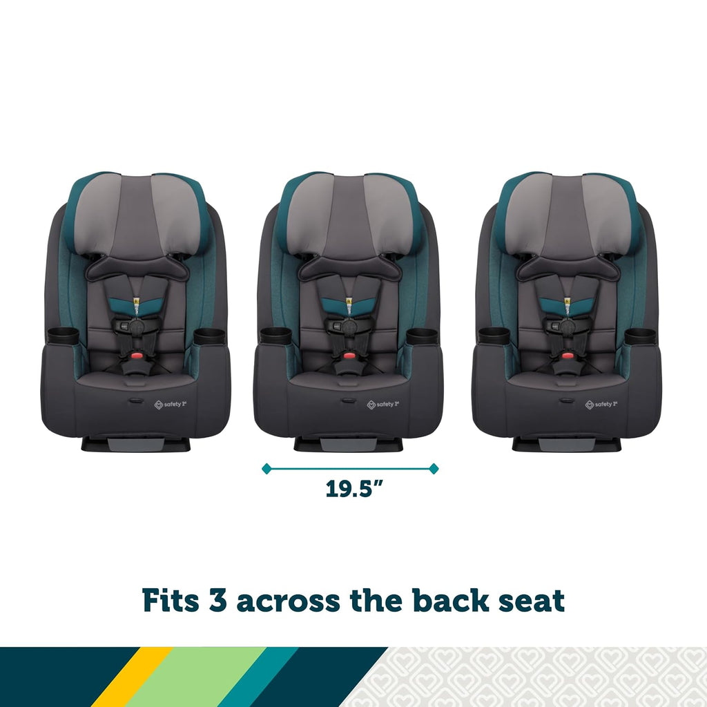TriMate 3-in-1 Convertible Car Seat, Slim Fit, Infant to Big Kid Car Seat, Easy-Install Harness, Machine-Washable