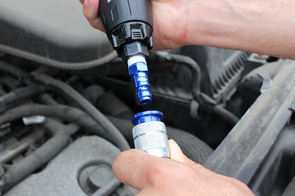 ColorFit Coupler & Plug Kit (5 Piece), T-Style 1/4" NPT Blue