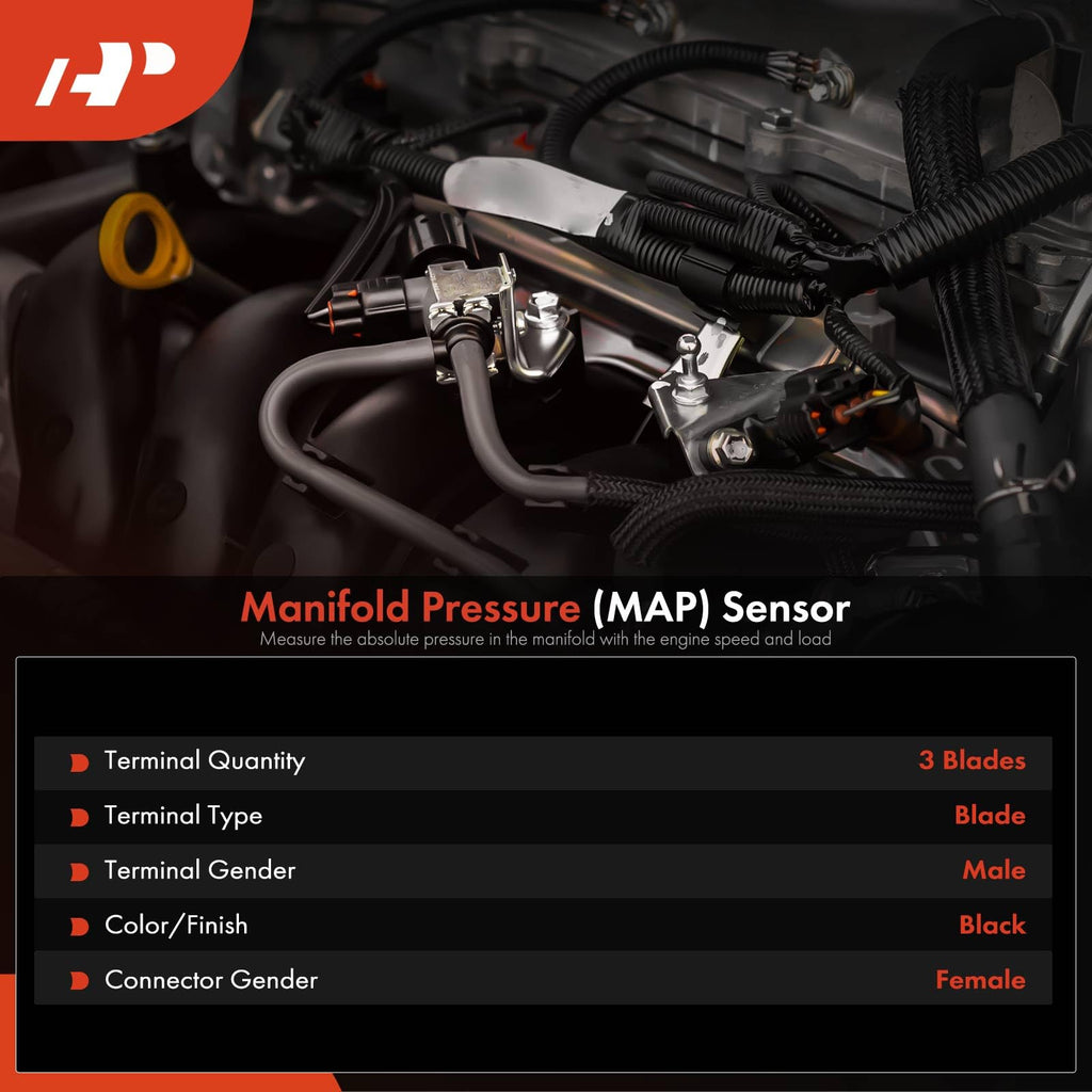 A-Premium Manifold Pressure (MAP) Sensor Compatible with Saab
