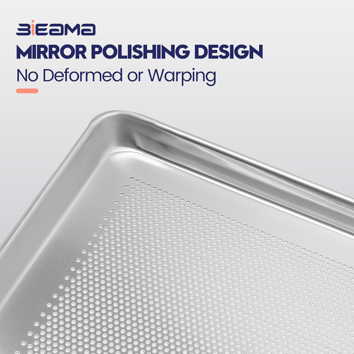 12 Pack Perforated Half Size 18" x 13" Baking Sheet Pan
