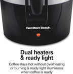 45 Cup Fast Brew Coffee Urn and Hot Beverage Dispenser