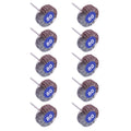 10PCS Flap Wheels 80 Grit Sander, Sanding Attachment for Drill